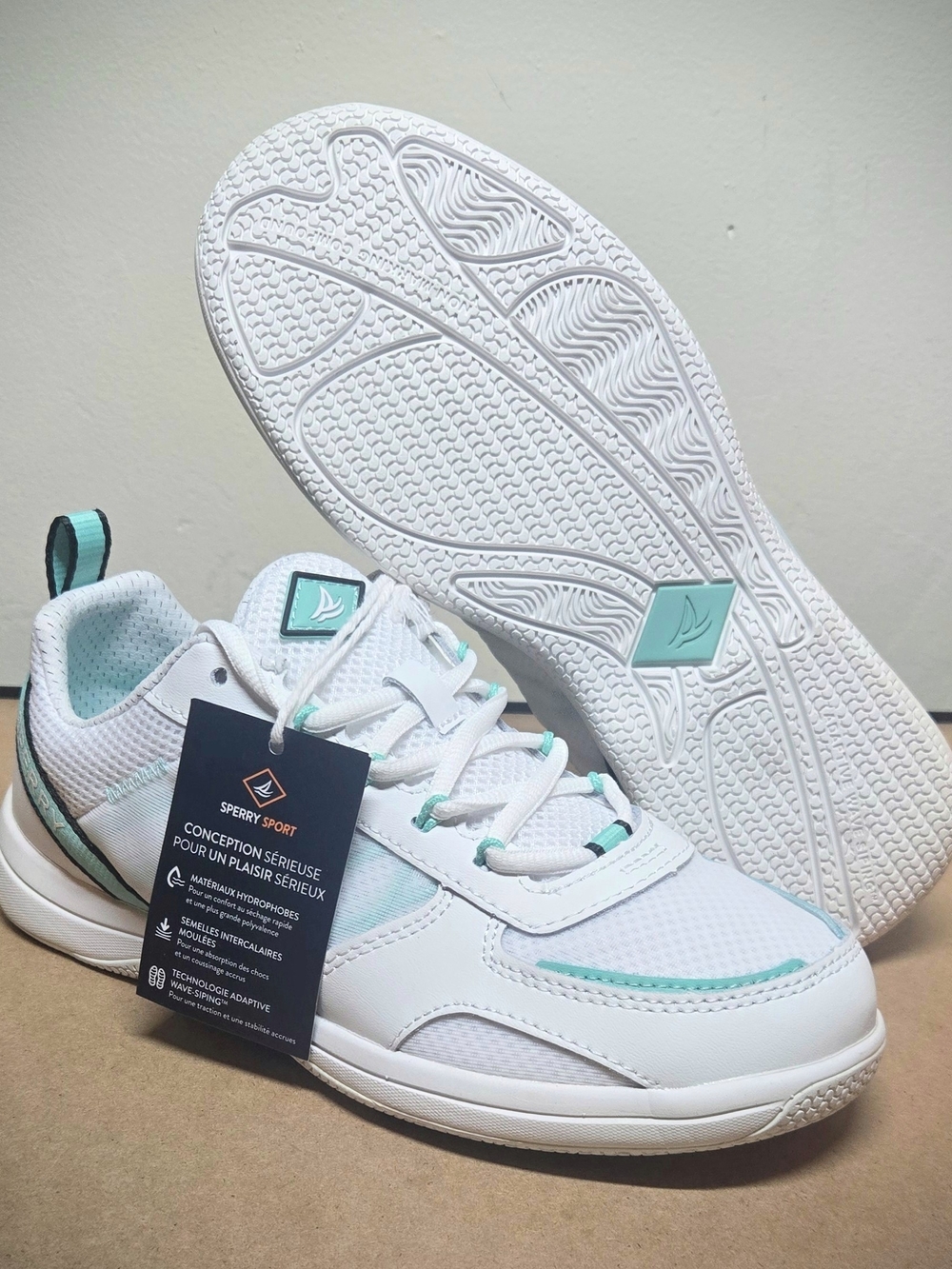 NEW Sperry Women’s 7 - Harbormaster 2 Boat Shoes Sneakers White Yacht Deck